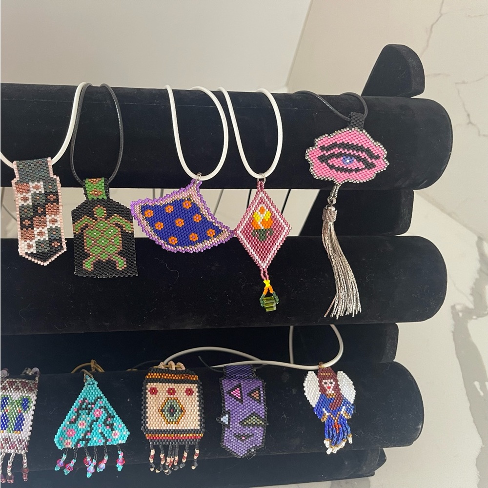 Miyuki necklace from kybelehandmade